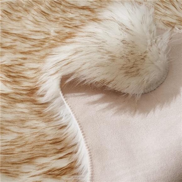 Faux Fur Sheepskin Rug,Luxury Fluffy Area Rugs-Super Soft Decorative Shag Carpet - Picture 4 of 6